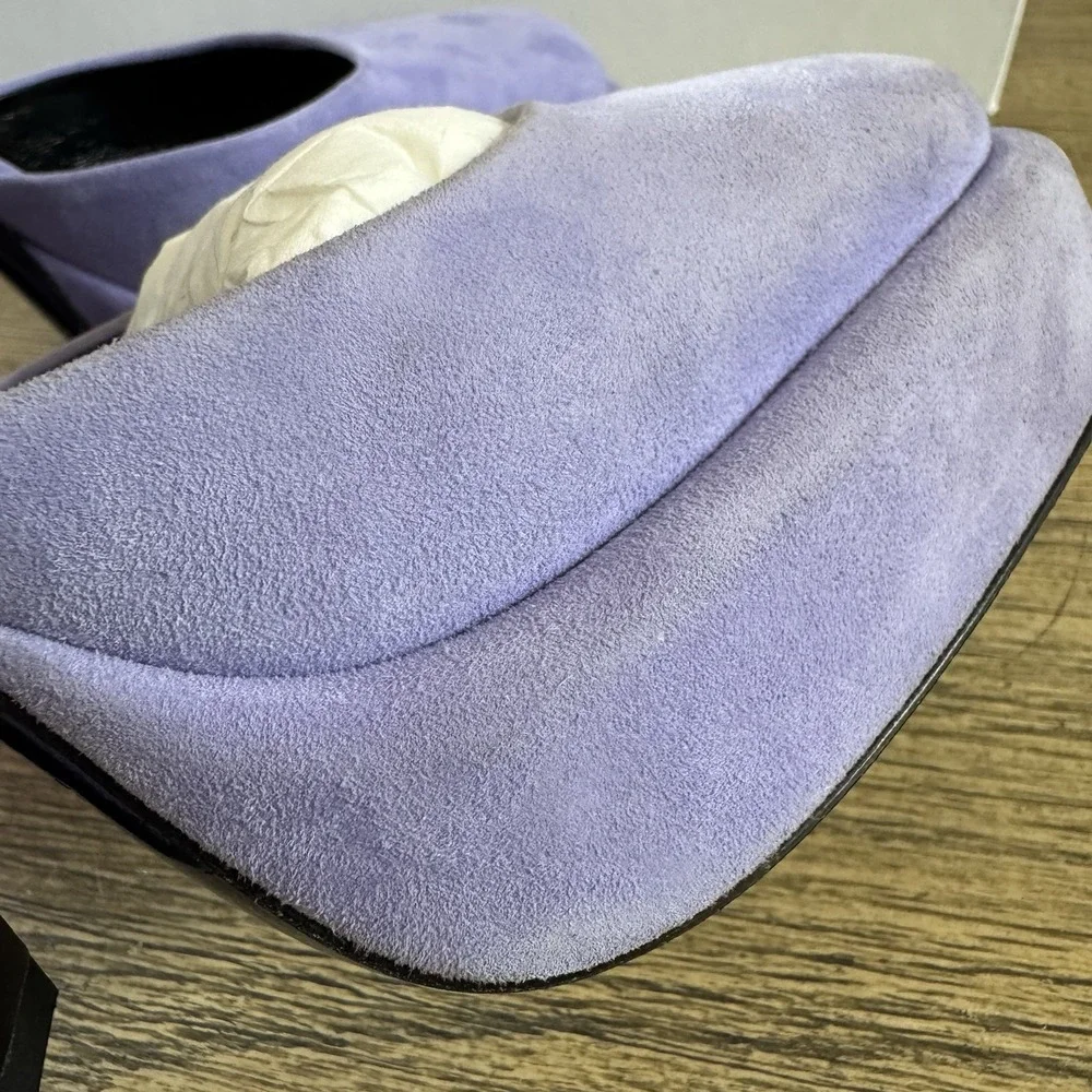 Pierre‎ Hardy Lavender Purple Suede Platform Pumps 6.5 US 120mm